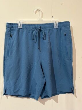 Berkley Jensen XL Light Blue Stretch Waist Athletic Sport Shorts